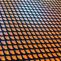 MATSUOKA SPECIAL Silicone Sheet 0.45mm #Uroko Orange