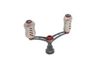 LIVRE 4757 Double Handle Wing 72 Fino Knob for Daiwa #Gunmetal/Red