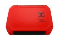 JACKALL 1500D W Open Tackle Box S Red