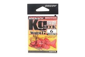DECOY KG Hook Worm17 [NS Black] #6 (9pcs)