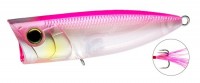 DUEL Hardcore Popper 70F #04 GSPP Ghost Pearl Pink Back (Feather: White)