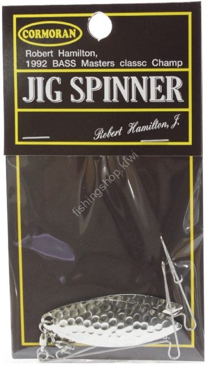 CORMORAN Jig Spinner Willow Blade #3.5 Hammered Nickel