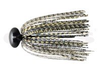 DEPS Hype Football Jig 1/4oz Silicone Skirt #51 Smoke Scale/Blue & Gold