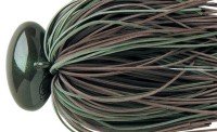 DEPS Super Head Lock Jig Fine Rubber Skirt 1/2oz #07 Brown/Watermelon