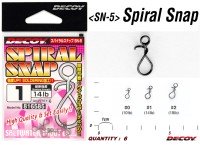 DECOY SN-5 Spiral Snap (Mat Black) #0