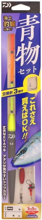 DAIWA Kaijo Tsuribori Shikake ST Aomono 3 Pairs Hook Set #12-6