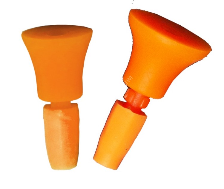 KIZAKURA Zensoh Cushion Stopper [Orange] (2pcs)