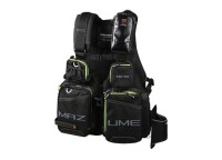 MAZUME Tidemania Life Jacket #Black x Lime