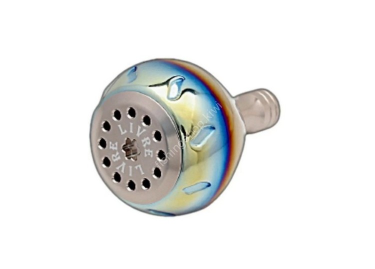 LIVRE 5902 EP40 Handle Knob for Shimano B #Fire/Titanium