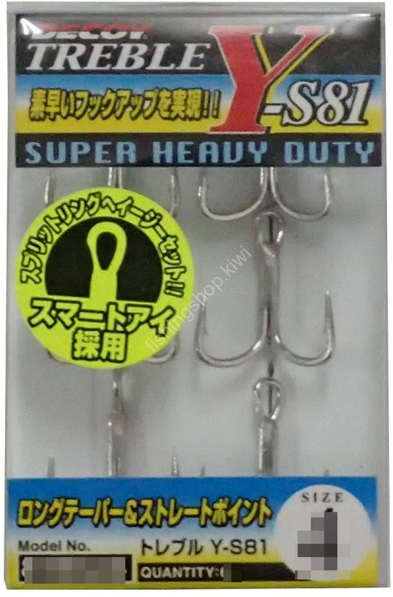 DECOY Y-S81 Treble #6 Tin Hooks, Sinkers, Other buy at