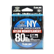 SUNLINE Saltymate System Shock leader NY [Natural clear] 50m #18 (40kg)
