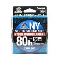 SUNLINE Saltymate System Shock leader NY [Natural clear] 50m #18 (40kg)