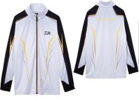DAIWA DE-3123T Tournament Wind Block Dry Shirt (White) M