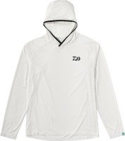 DAIWA DE-5124 Bug Blocker Hoodie Shirt (White) M
