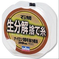 DAIWA Ishidai Biodegradable Disposable Thread [Natural] 30m (15.3kg)