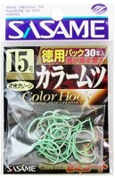 SASAME 19PCM Color Mutsu Value 30pcs #15 Luminous Green