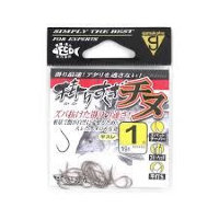 GAMAKATSU Overhooked Chinu [Brown] #1 (19pcs)