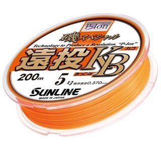 SUNLINE Iso Special Long Throw KB [Pearl Fire Orange] 200m #5 (20lb)