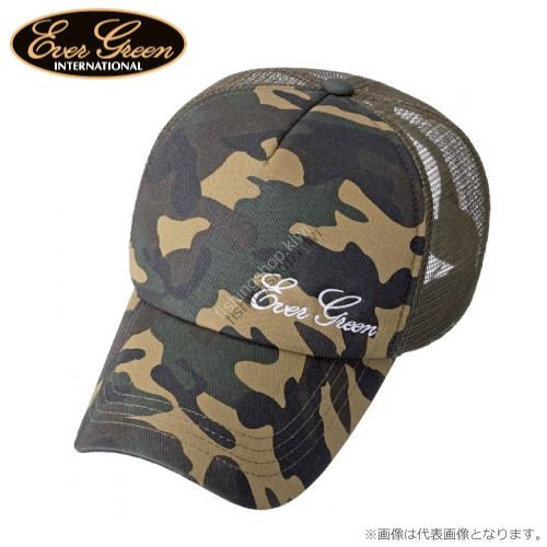 EVERGREEN Mesh Cap Green Camouflage