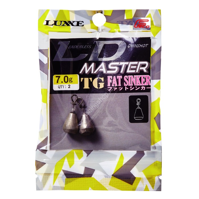 GAMAKATSU 80702 Luxxe LD Master TG Fat Sinker 7.0g (2pcs)