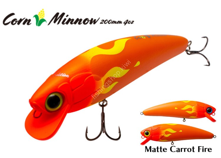 SKAGIT DESIGNS Corn Minnow #Matte Carrot Fire