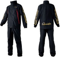 GAMAKATSU GM3722 Windbreaker Suit (Black x Gold) S