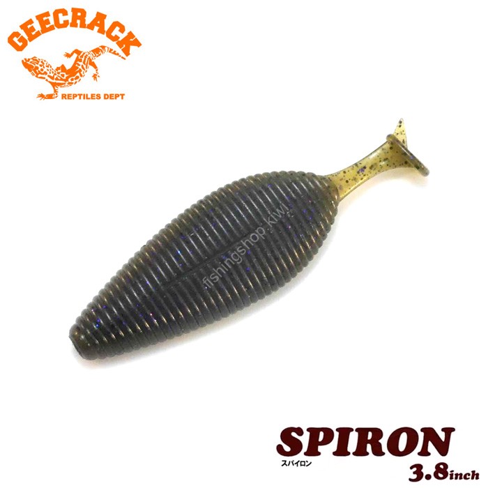 GEECRACK Spiron 3.8in # 005 Green Pumpkin