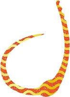 SASA LABO SCC-08 Single Cobra Curly #08 Lightning Orange