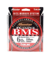 SUNLINE Shooter FC Sniper BMS AZAYAKA [Clear & Pink & Yellow-Green & Orange&Gray] 300m (6lb)