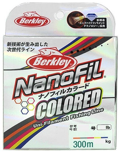 BERKLEY NanoFil Colored [10m x 5color] 300m #0.5 (8lb) Fishing