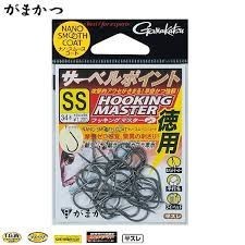 GAMAKATSU Saber Point Hooking Master [Nano Smooth Coat] SS Value Pack (34pcs)