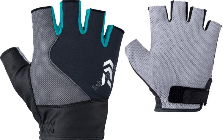 DAIWA DG-3123 Cool Gloves (5fingers cut) Sea Green M