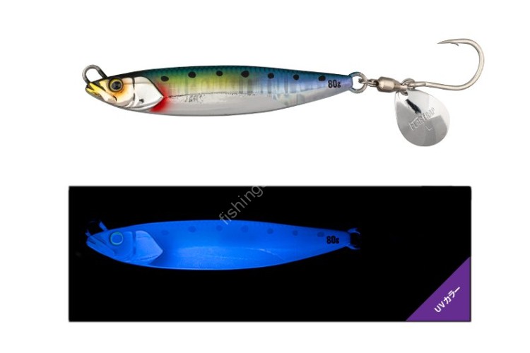 JACKALL Flag Trap Blade 60g UV Iwashi/Magma Wave Holo