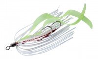 MAJOR CRAFT Jig Rubber Through Replacement Hook Necktie Type #211 Glow