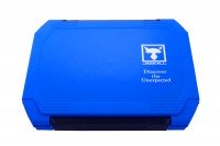 JACKALL 1500D W Open Tackle Box S Blue