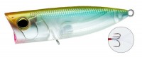 DUEL Hardcore Popper 70F #05 GSPS Ghost Pearl Shad (Feather: White)