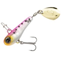 JACKALL Good Meal Spin 5 g Pink / Lens Holo