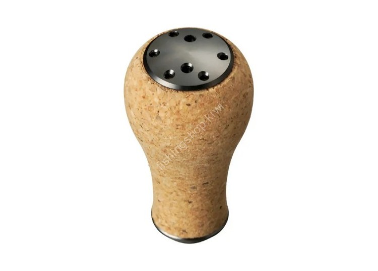 SLP WORKS Daiwa Power Light Cork Knob S #Gunmetal