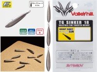 VALLEYHILL TG Sinker 18 Drop Shot Slim 7.0g (3pcs)