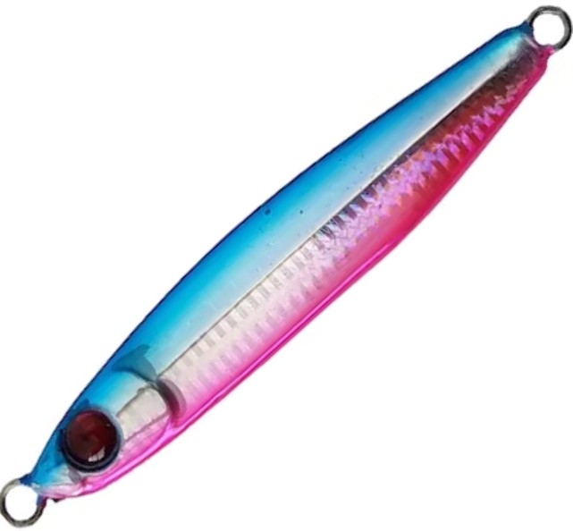 MUSTAD Mezashi Casting Jig 60g #UBP UV Blue Pink