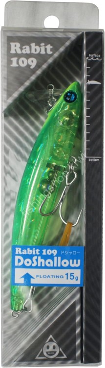 HALCYON SYSTEM HAL Niko Design Rabbit 109F 15g Dosharow #RC-45 Lime Chart