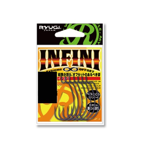 RYUGI Infini Offset Hook HIN051 #2 (7pcs)