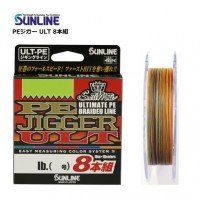 SUNLINE SaltiMate PE Jigger ULT 8-Honkumi [10m x 10colors] 300m #1.2 (20lb)
