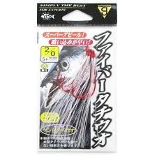 GAMAKATSU Fiber Tachiuo Hook [Keimura] #2/0 (5pcs)