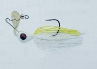 KEITECH Rumblade Jig 3/8oz #509 White Shart