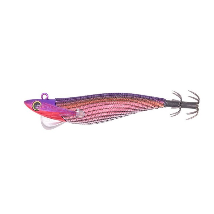 GEECRACK Kachitto Egi Rawhide Purple Smoke 2.5-20g #002 Striped Purple/Red