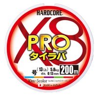 DUEL Hardcore X8 Pro Tairaba [5-color Marking] 200m #0.6 (13lb)