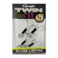 GAMAKATSU Twin RB-H Silver Limited #3/0 (4pcs)