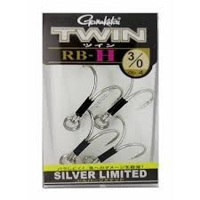 GAMAKATSU Twin RB-H Silver Limited #3/0 (4pcs)