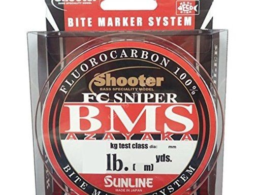 SUNLINE Shooter FC Sniper BMS AZAYAKA [Clear & Pink & Yellow-Green & Orange&Gray] 300m (7lb)